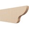 Ekena Millwork 2in. W x 8in. H x 20in. L Greensboro Woodgrain TimberThane Rafter Tail, Primed Tan RFTUR02X08X20GRNRCPR - alternate 1